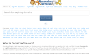 Domainsafrica.com thumbnail