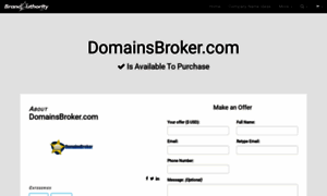 Domainsbroker.com thumbnail