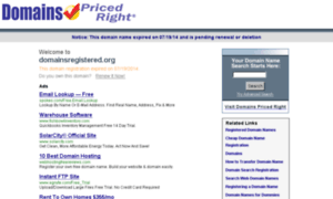 Domainsregistered.org thumbnail