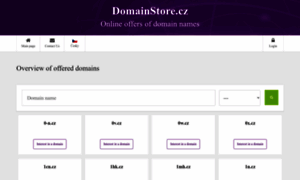 Domainstore.cz thumbnail
