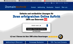 Domaintechnik.at thumbnail