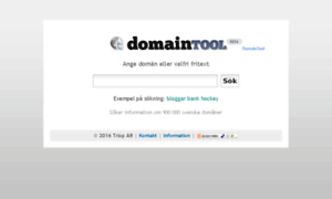 Domaintool.se thumbnail