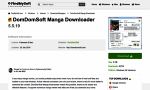 Domdomsoft-manga-downloader.findmysoft.com thumbnail