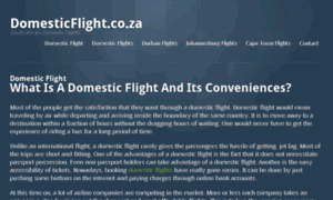 Domesticflight.co.za thumbnail