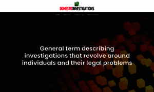 Domesticinvestigations.org thumbnail