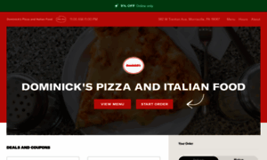 Dominickspizzeriaitalianrestaurant.com thumbnail