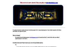 Dominion.isotropic.org thumbnail