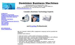 Dominionbusinessmachines.com thumbnail