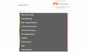 Domino99.pw thumbnail