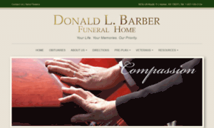 Donaldlbarberfuneralhome.com thumbnail