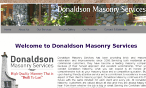 Donaldsonmasonry.com thumbnail