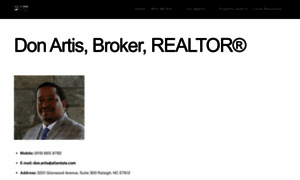 Donartisrealestate.com thumbnail