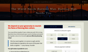 Donate.burningman.org thumbnail