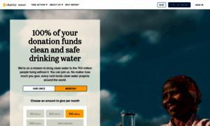 Donate.charitywater.org thumbnail
