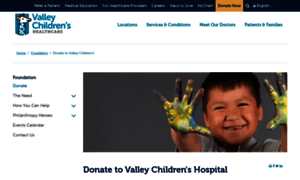 Donate.valleychildrens.org thumbnail