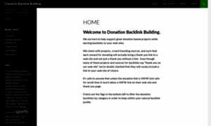 Donationbacklinkbuilding.com thumbnail