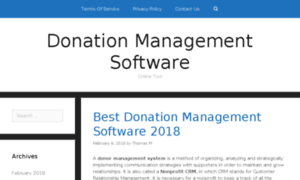 Donationmanagementsoftware.com thumbnail