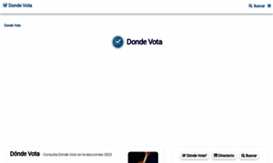 Donde-vota.com thumbnail