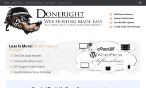 Donerighthosting.com thumbnail