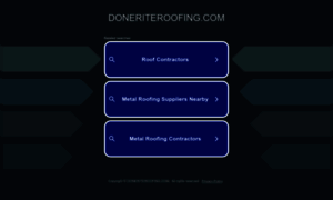 Doneriteroofing.com thumbnail