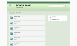 Donga-bank.nganhang.tel thumbnail