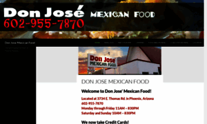 Donjosemexicanfood.com thumbnail