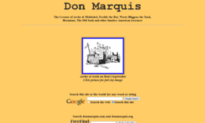 Donmarquis.org thumbnail
