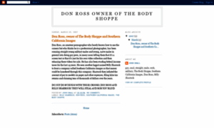 Donnrossthebodyshoppe.blogspot.com thumbnail