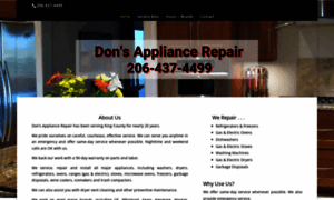 Donsappliancerepair.net thumbnail
