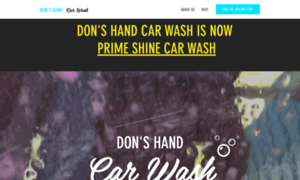 Donshandcarwash.com thumbnail