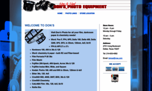 Donsphotoequipment.com thumbnail