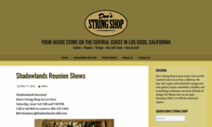 Donsstringshop.com thumbnail