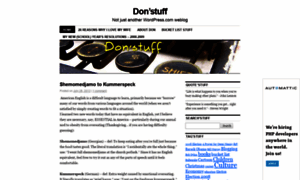 Donstuff.wordpress.com thumbnail