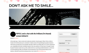 Dontaskmetosmile.wordpress.com thumbnail