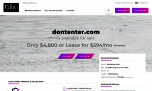 Dontenter.com thumbnail