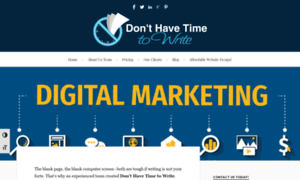 Donthavetimetowrite.com thumbnail