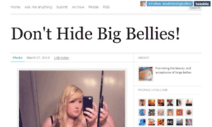 Donthidebigbellies.tumblr.com thumbnail