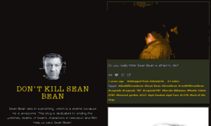 Dontkillseanbean.com thumbnail