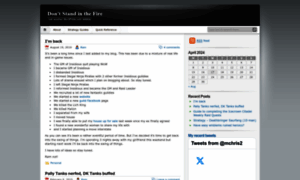 Dontstandinthefire.wordpress.com thumbnail