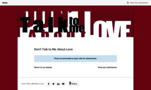 Donttalktomeaboutlove.submittable.com thumbnail