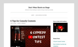 Dontwearshortsonstage.com thumbnail