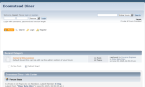 Doomsteaddiner.createaforum.com thumbnail
