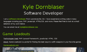 Dornblaser.me thumbnail