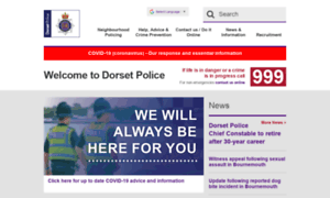 Dorset.police.uk thumbnail