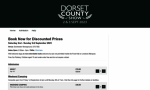 Dorsetcountyshow.ticketsrv.co.uk thumbnail