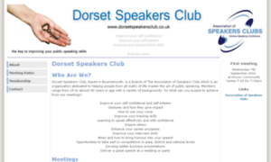 Dorsetspeakersclub.co.uk thumbnail