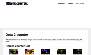 Dota2counters.com thumbnail