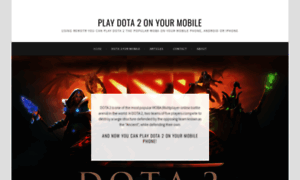 Dota2formobile.wordpress.com thumbnail