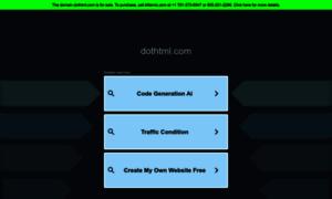 Dothtml.com thumbnail