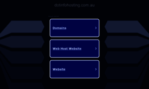 Dotinfohosting.com.au thumbnail